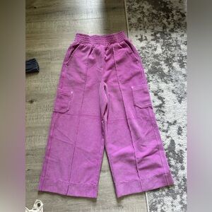 Urban Outfitters Pink Wide Leg Corduroy Pants